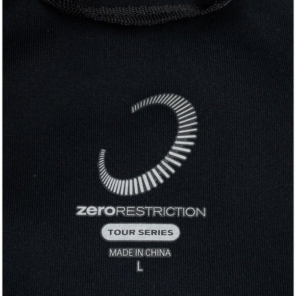 Zero Restriction Fleece Vest Men's Large Gray Half Zip Sweater Golf Tour Series - Picture 2 of 14